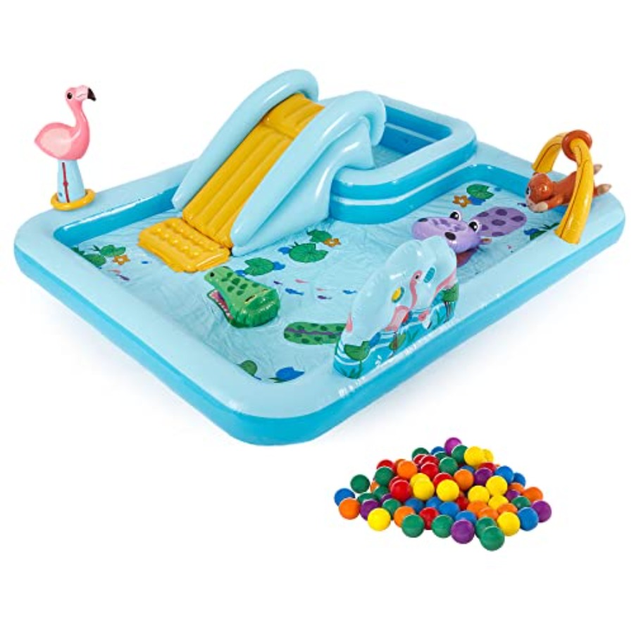 Outdoor Adventure Center - Inflatable Jungle Adventure Play Center for