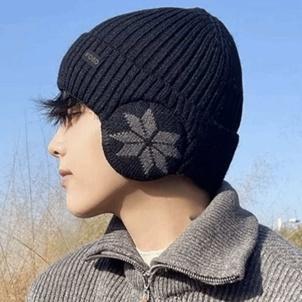 Outdoor Adventure Oa - Fashionable Thermal Winter Knitted Hat Windproof