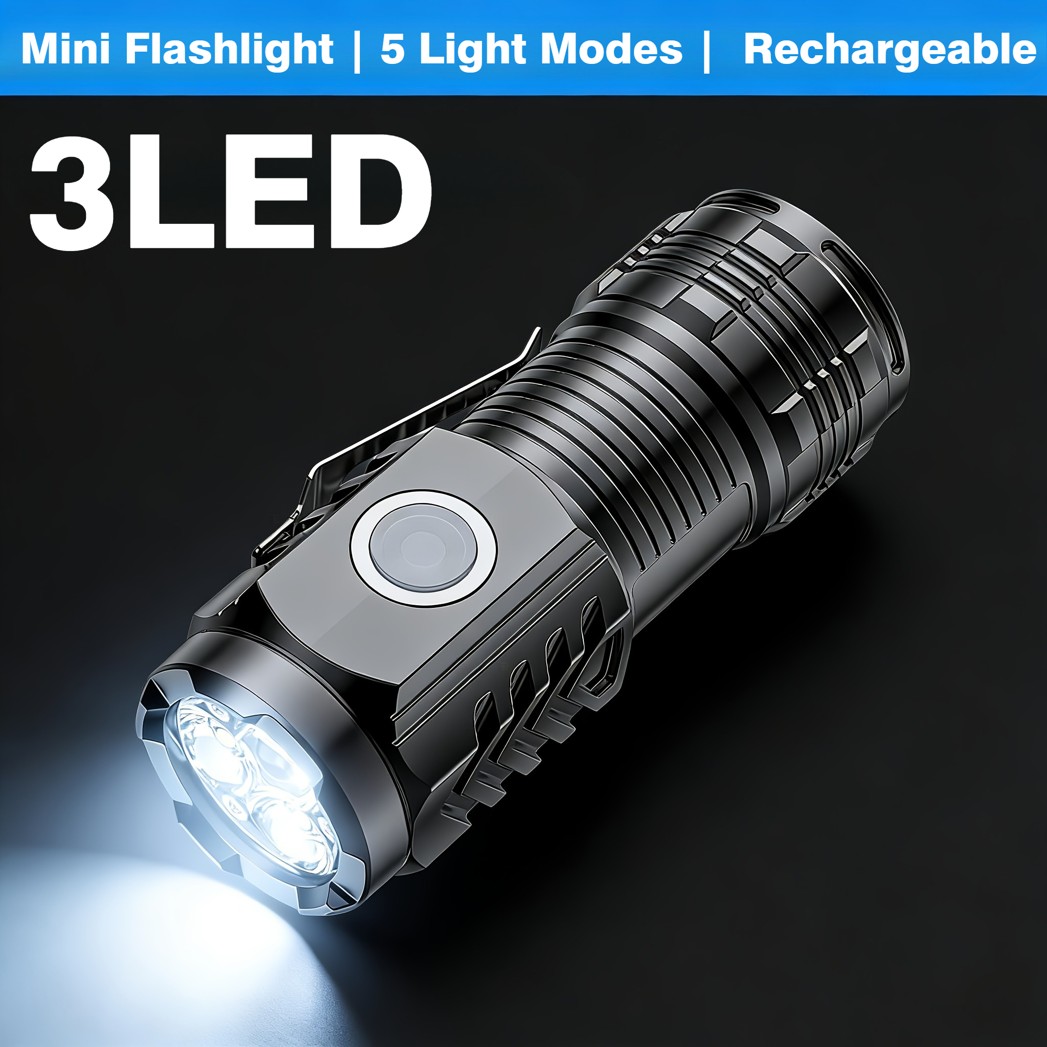 Portable Mini 3 LED Handheld F - Outdoor Adventure Trips recension och pris