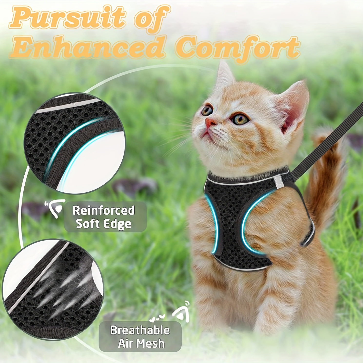 Escape-Proof Cat Harness & Lea - Outdoor Adventure Kit recension och pris