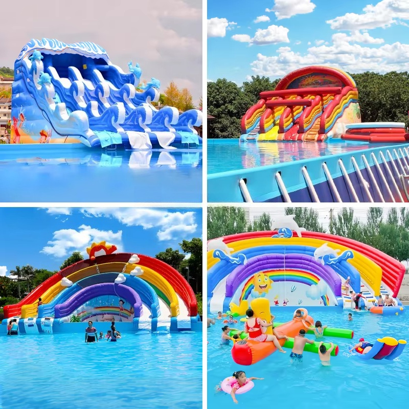 Inflatable Water Slide Park wi - Outdoor Adventure Center recension och pris