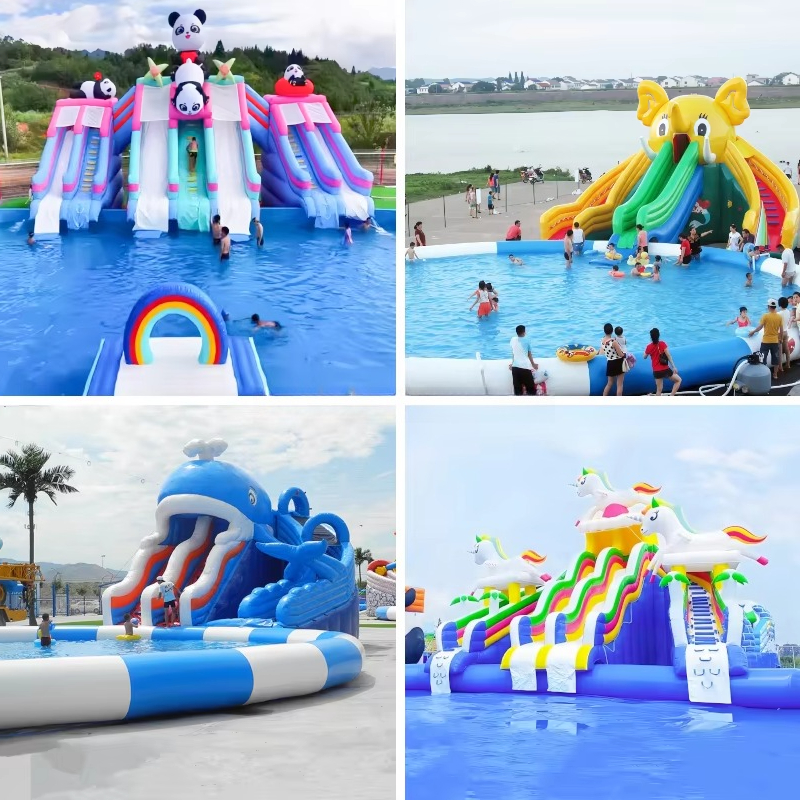Inflatable Water Slide Park wi - Outdoor Adventure Center recension och pris
