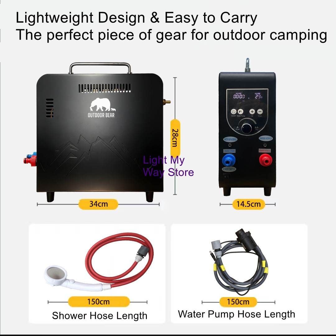 Outdoor Portable Gas Water Hea - Outdoor Adventure Trips recension och pris