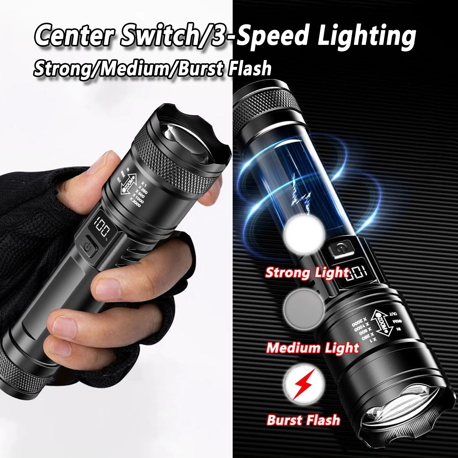 Ultra Bright LED Flashlight 20 - Outdoor Adventure Trips recension och pris
