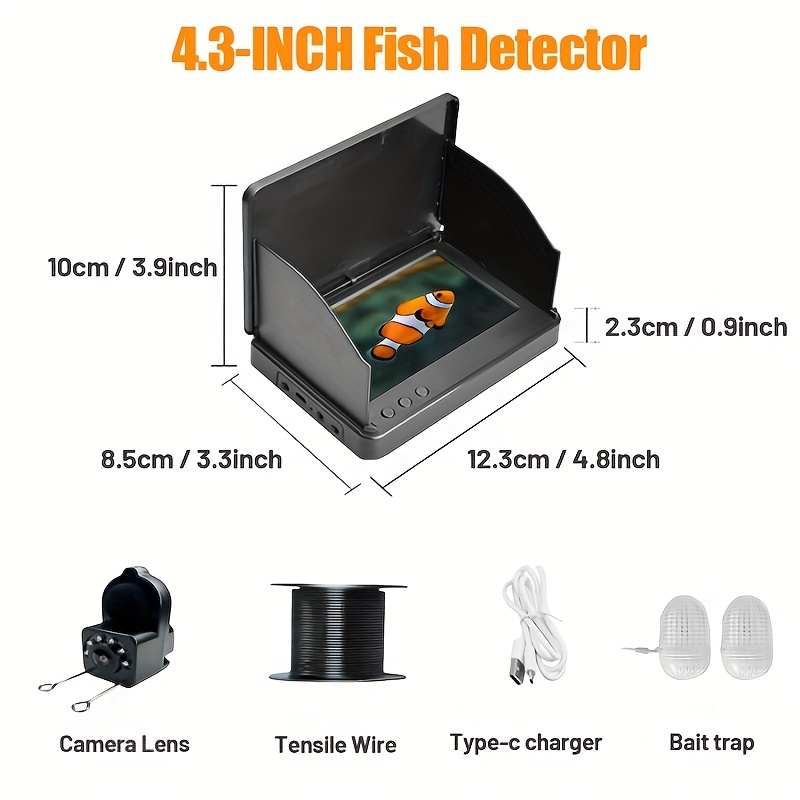 XHJ HD Fishing Monitor, 4.3 In - Outdoor Adventure Kit recension och pris